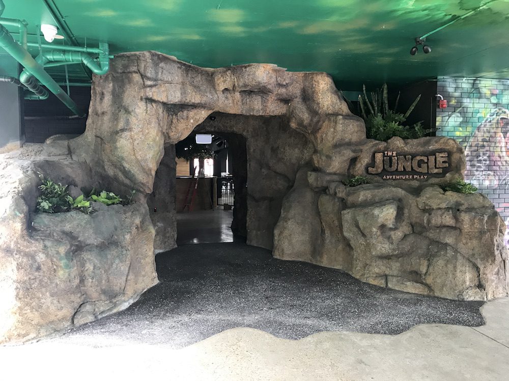 Jungle cave entrance