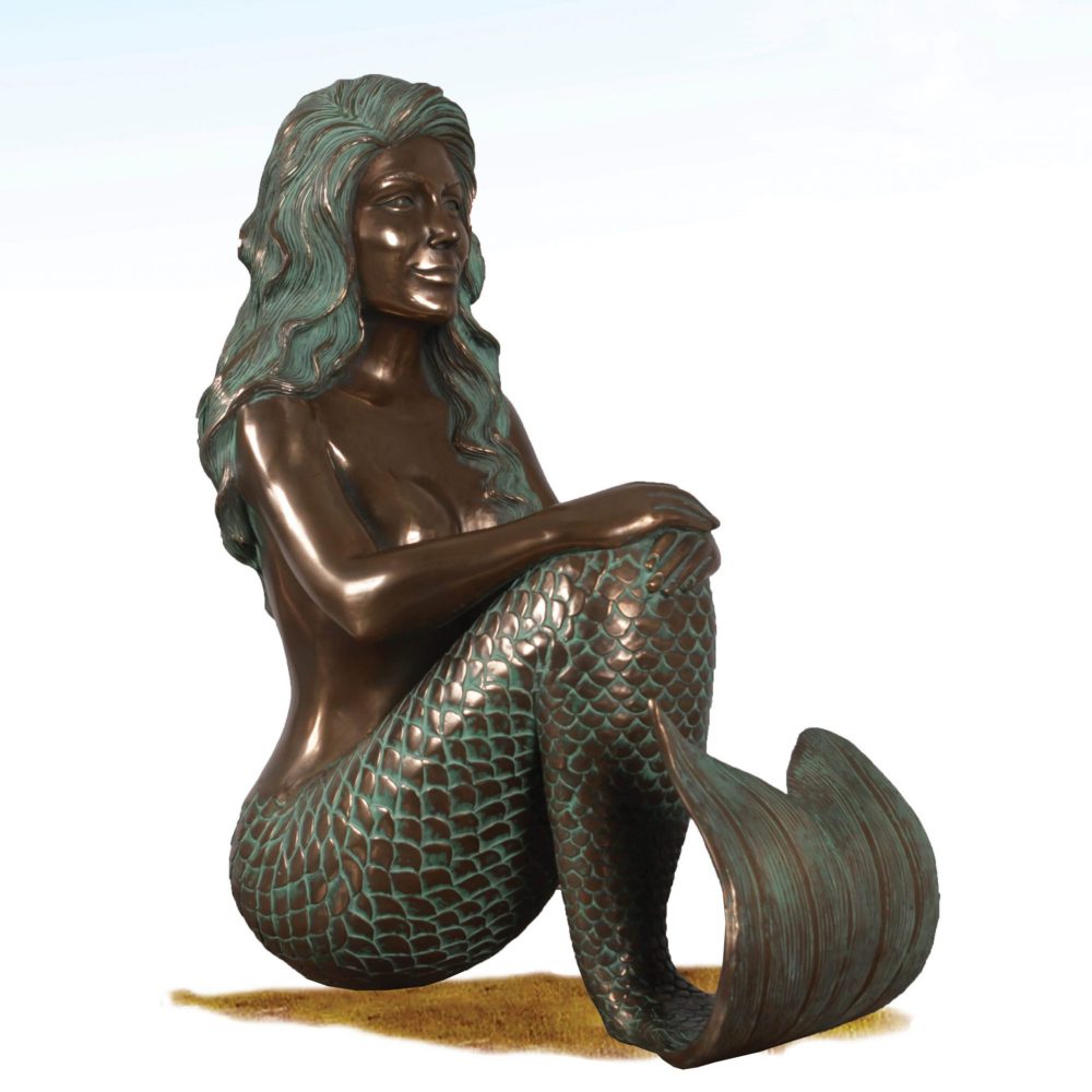 Mermaid - Moana - Bayside Mermaid- Greenish Bronze finish