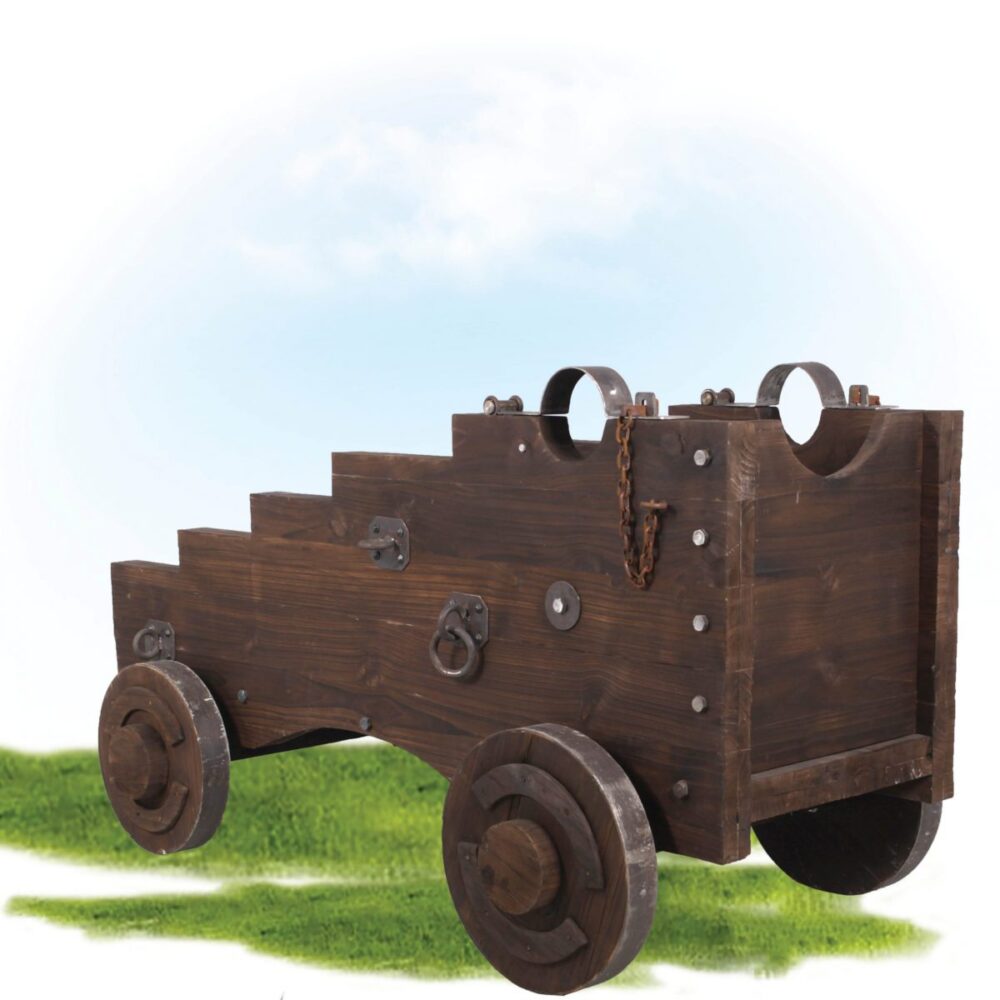 Cannon Carriage for Giant Seville cannon reproduction
