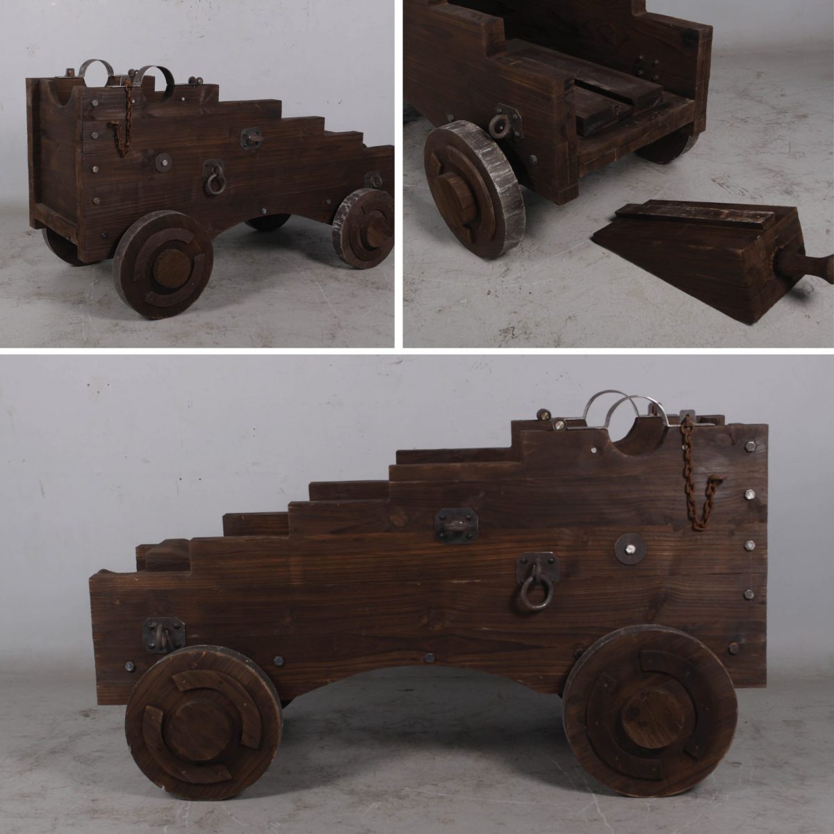 Natureworks Australia Cannon Carriage for Giant Seville cannon reproduction