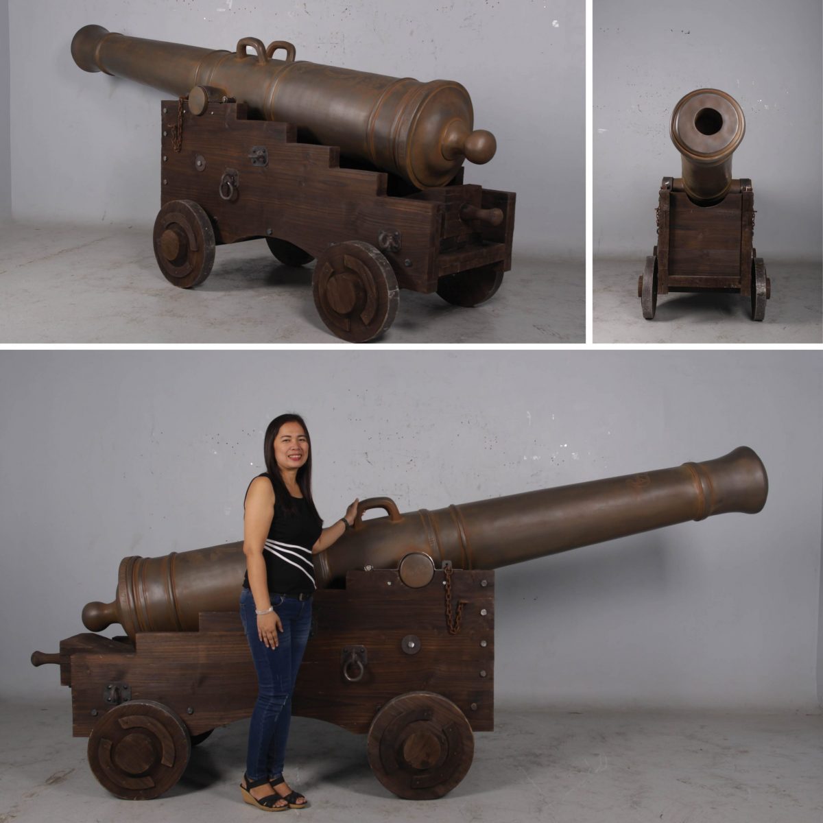Natureworks Australia Cannon Carriage for Giant Seville cannon reproduction