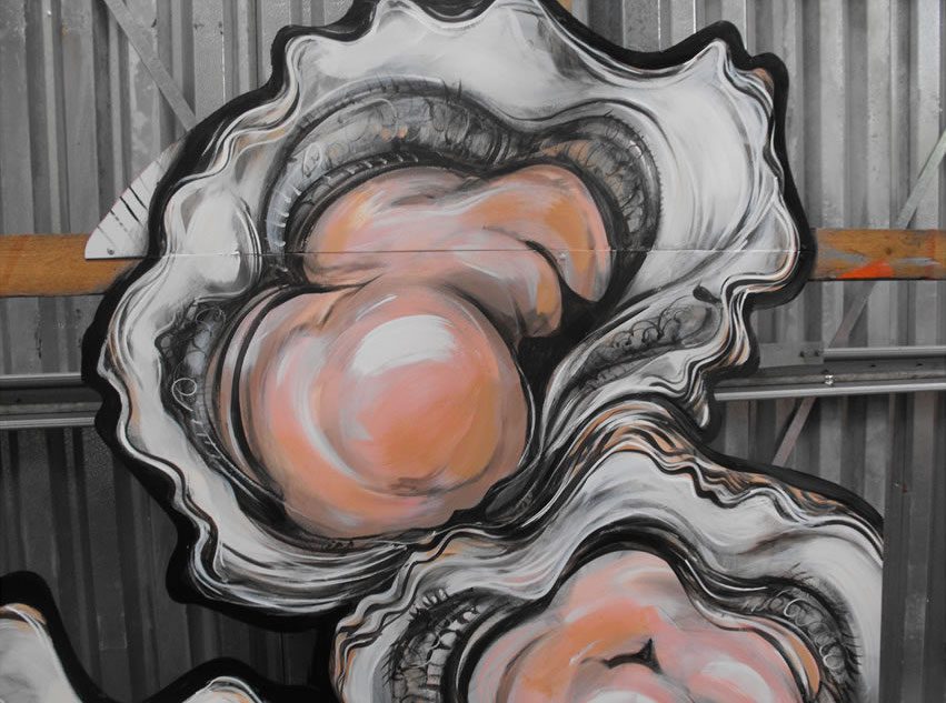 Oyster mural