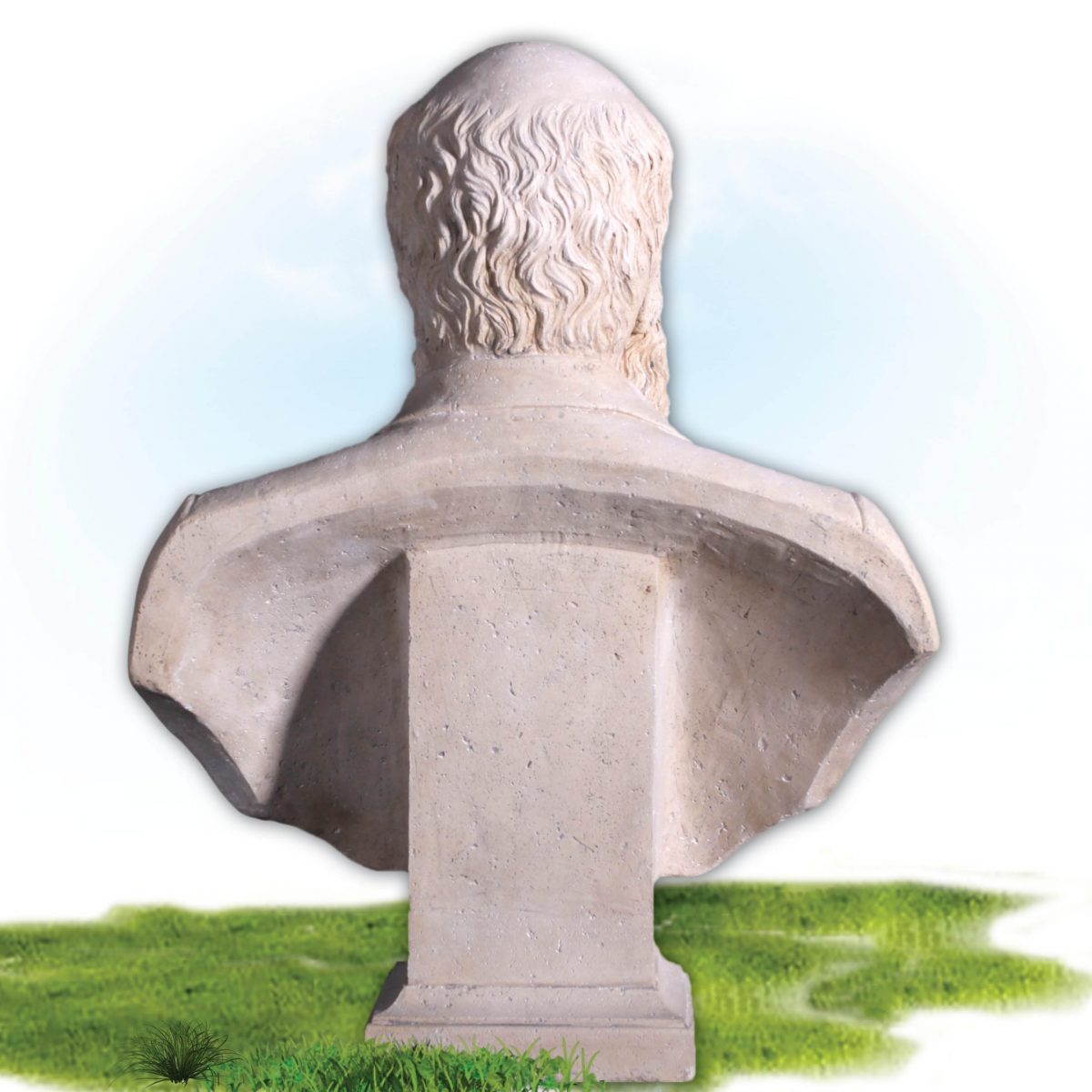 Natureworks Australia Charles Darwin Bust – Reproduction with Roman stone finish