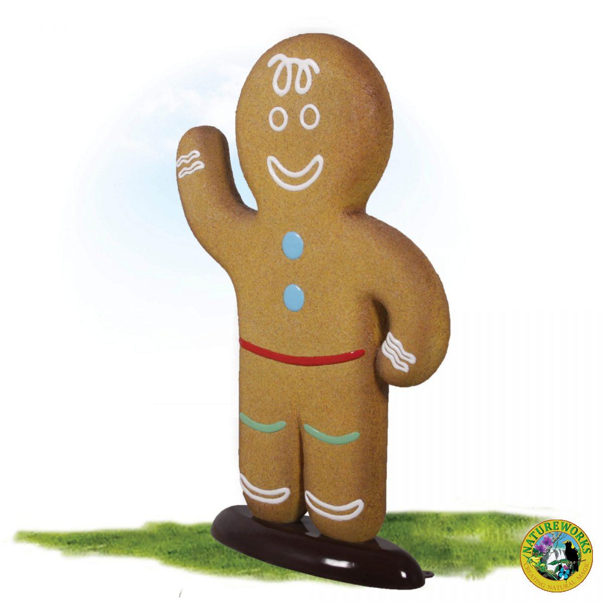 Natureworks Australia Gingerbread boy – Christmas Prop. Part of a set for themed events & displays