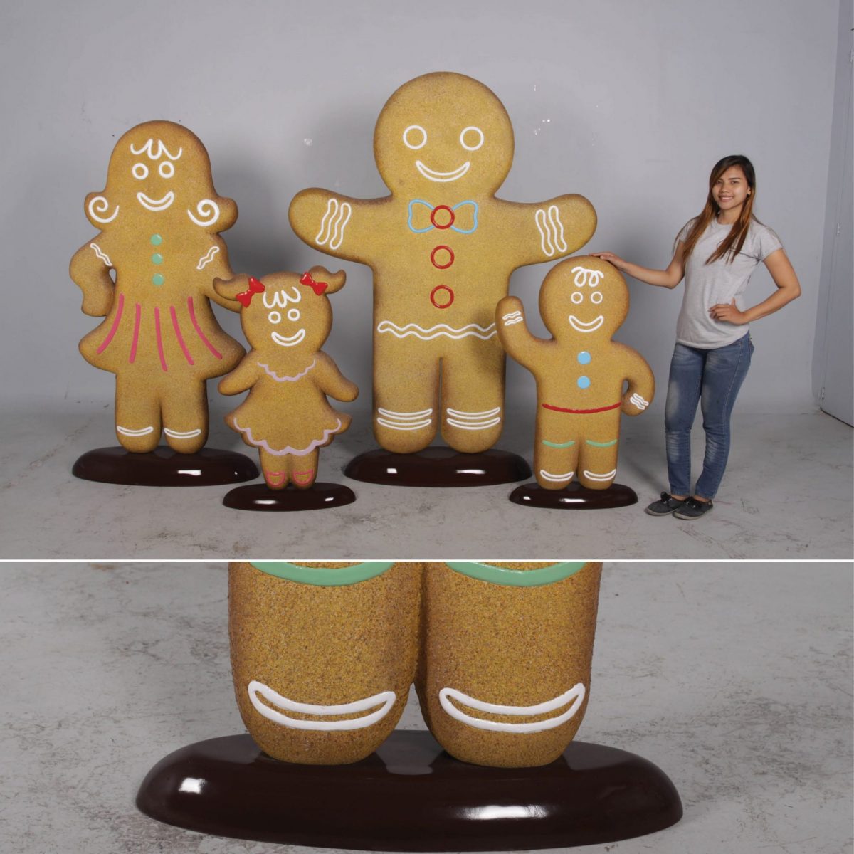 Natureworks Australia Gingerbread boy – Christmas Prop. Part of a set for themed events & displays