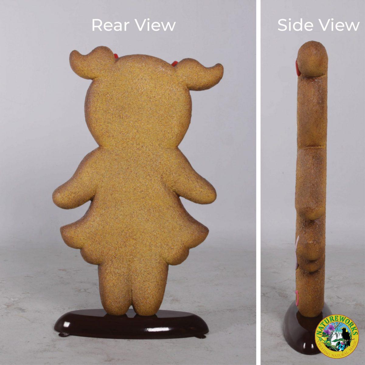 Natureworks Australia Awesome giant Christmas Gingerbread girl – part of a set for themed events & displays