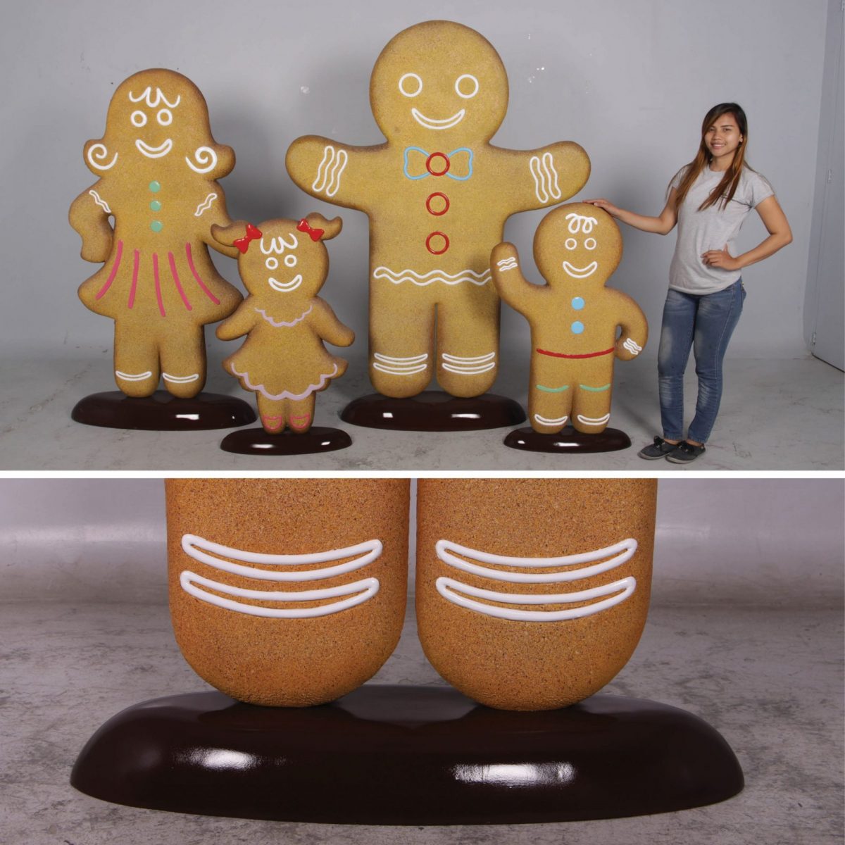 Natureworks Australia Gingerbread Man – Christmas Prop. Part of a set for themed events & displays
