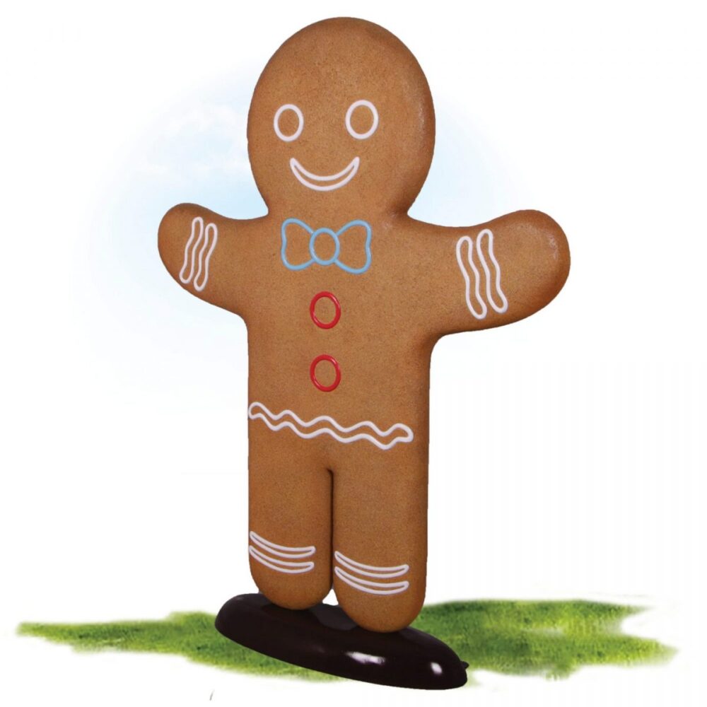 Gingerbread Man – Christmas Prop. Part of a set for themed events & displays
