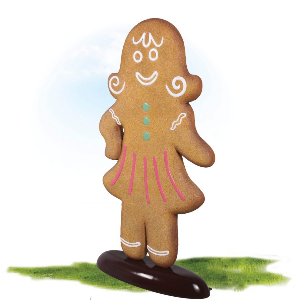Awesome oversized Christmas Gingerbread woman. Part of a set for themed events & displays