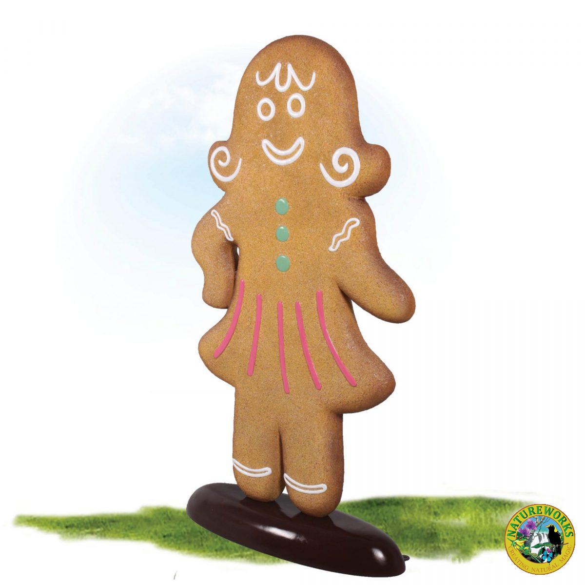 Natureworks Australia Awesome oversized Christmas Gingerbread woman. Part of a set for themed events & displays