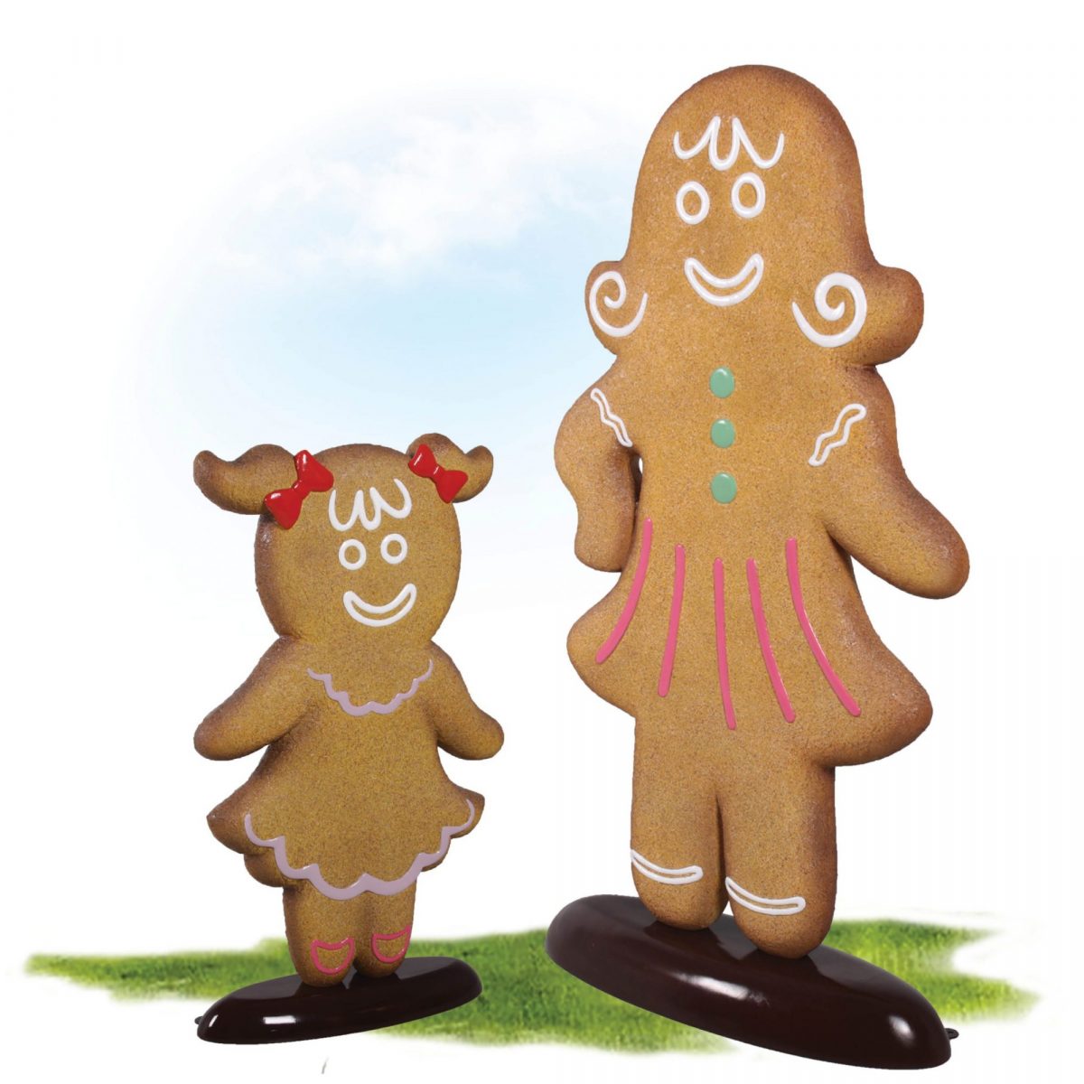 Natureworks Australia Awesome oversized Christmas Gingerbread woman. Part of a set for themed events & displays