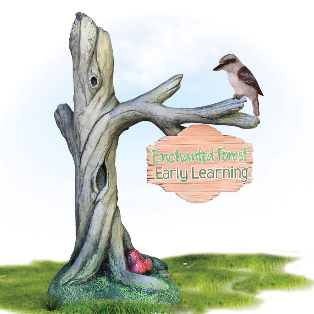 Enchanted forest tree – on a base plate