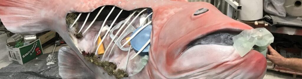 Fish with internal debris - banner