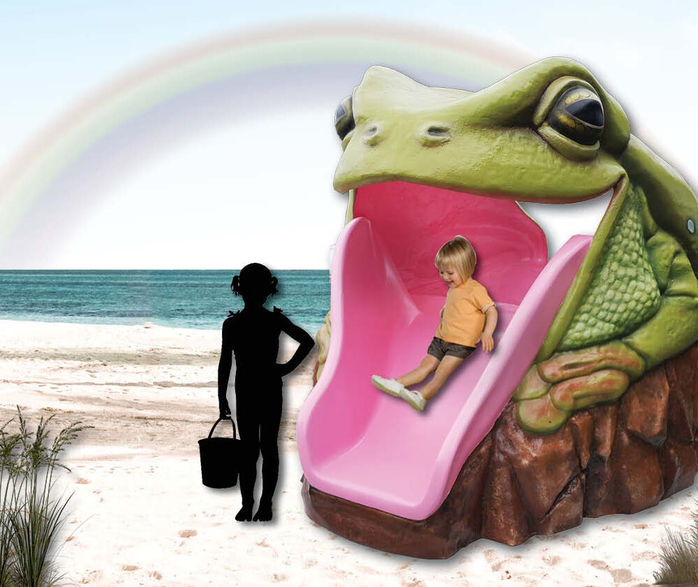 Frog Slide - Australian Green Tree Frog