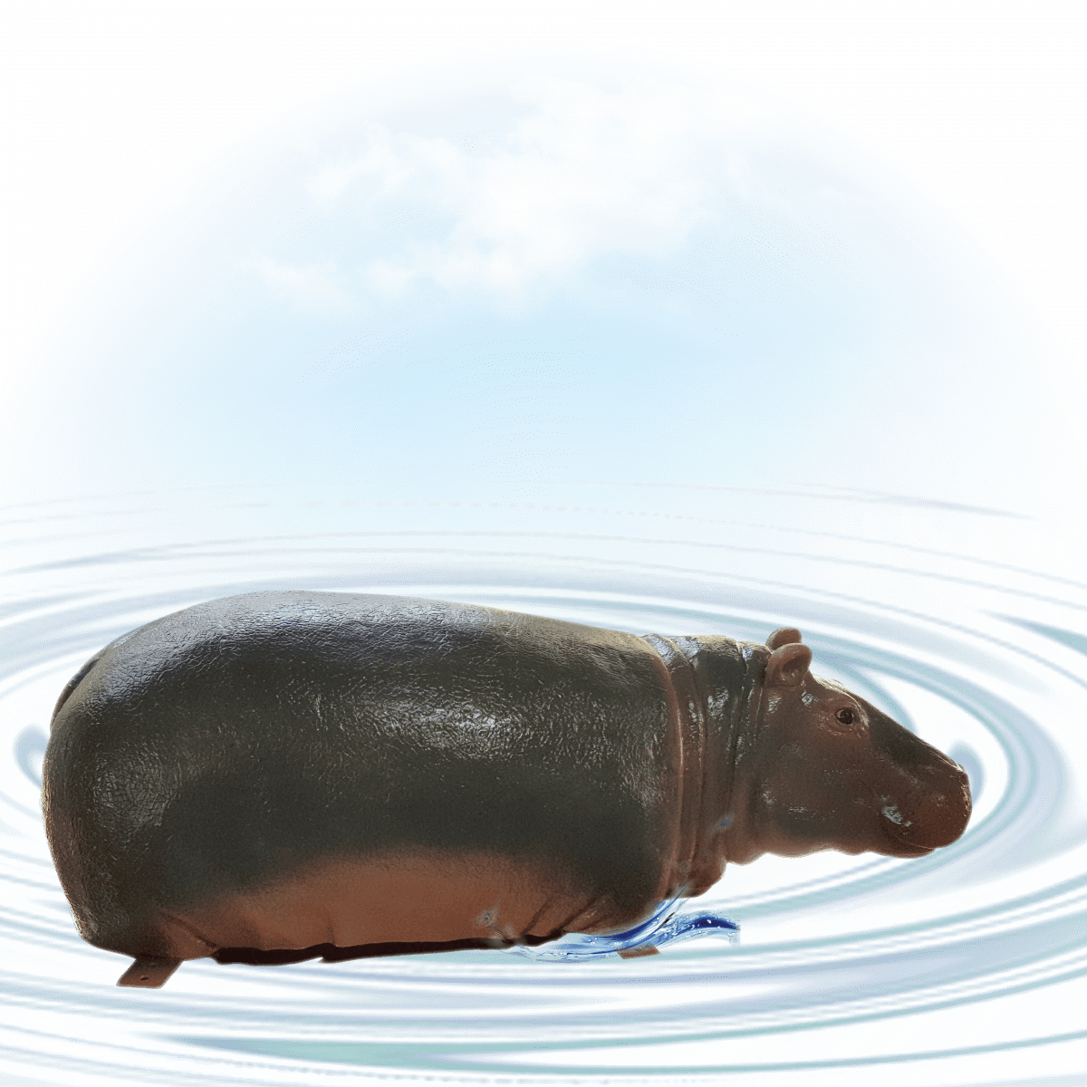 Natureworks Australia Hippo Calf- 1.2m long-in water
