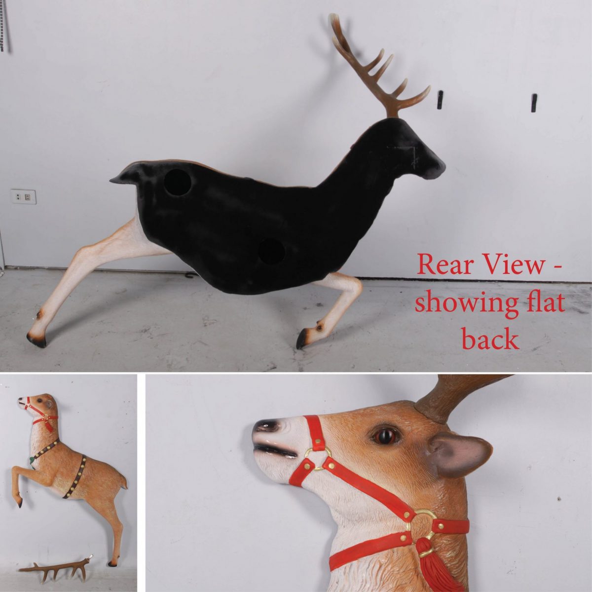 Natureworks Australia Reindeer Wall Decor - Christmas Props