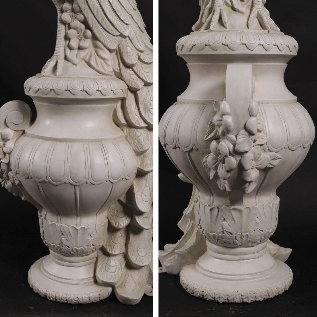 Natureworks Australia Staverden Castle Peacock Statue - outdoor statue