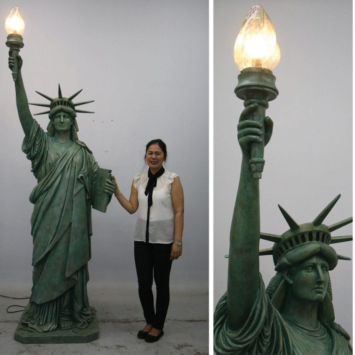 Natureworks Australia Themed Characters_Statue of Liberty on base