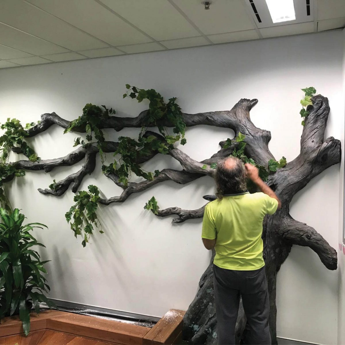 Natureworks Australia Architectural windswept tree – wall mount Ideal decoration to help bring the outside