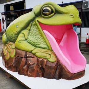 Natureworks Australia Natureworks Green Tree Frog Water Slide - playground safety certified
