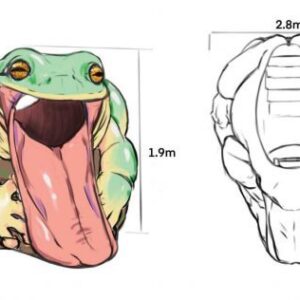 Natureworks Australia Australian green tree frog slide custom manufacturing