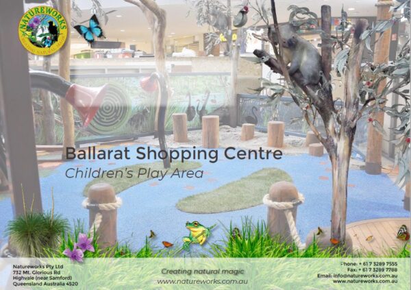 Natureworks Australia Stocklands "funland" Ballarat installation front page