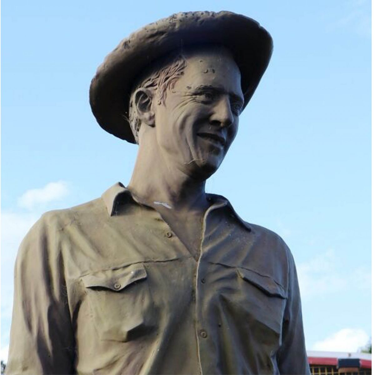 Natureworks Australia Miner - Larger than life-size sculpture