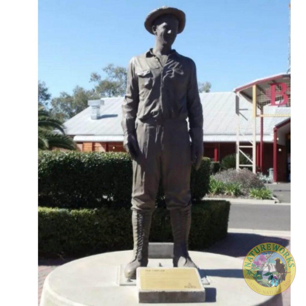 Natureworks Australia Miner - Larger than life-size sculpture