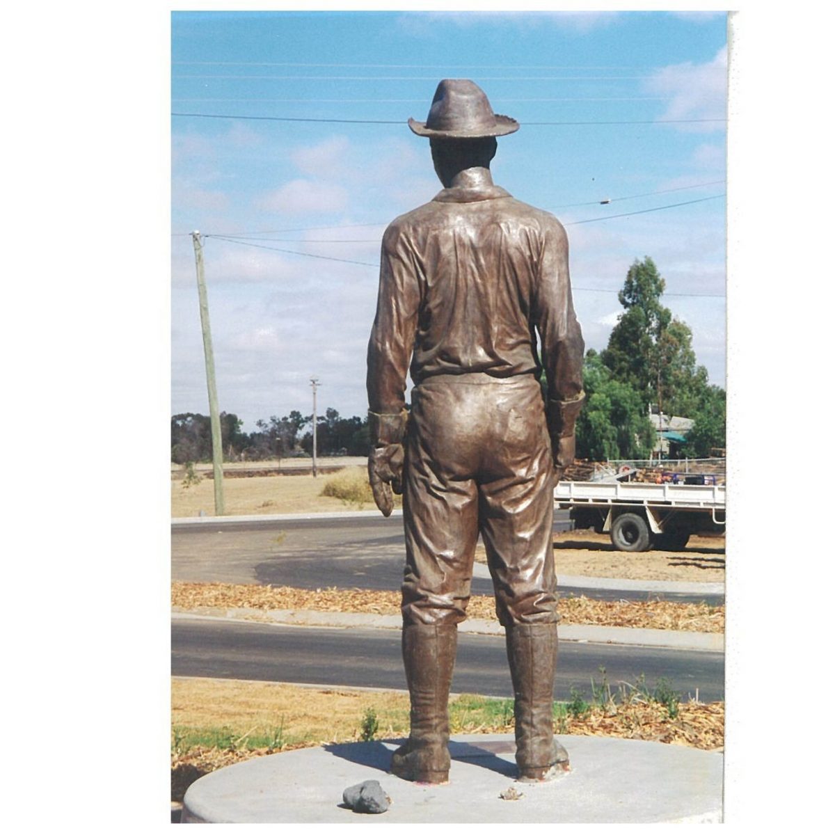 Natureworks Australia Miner - Larger than life-size sculpture