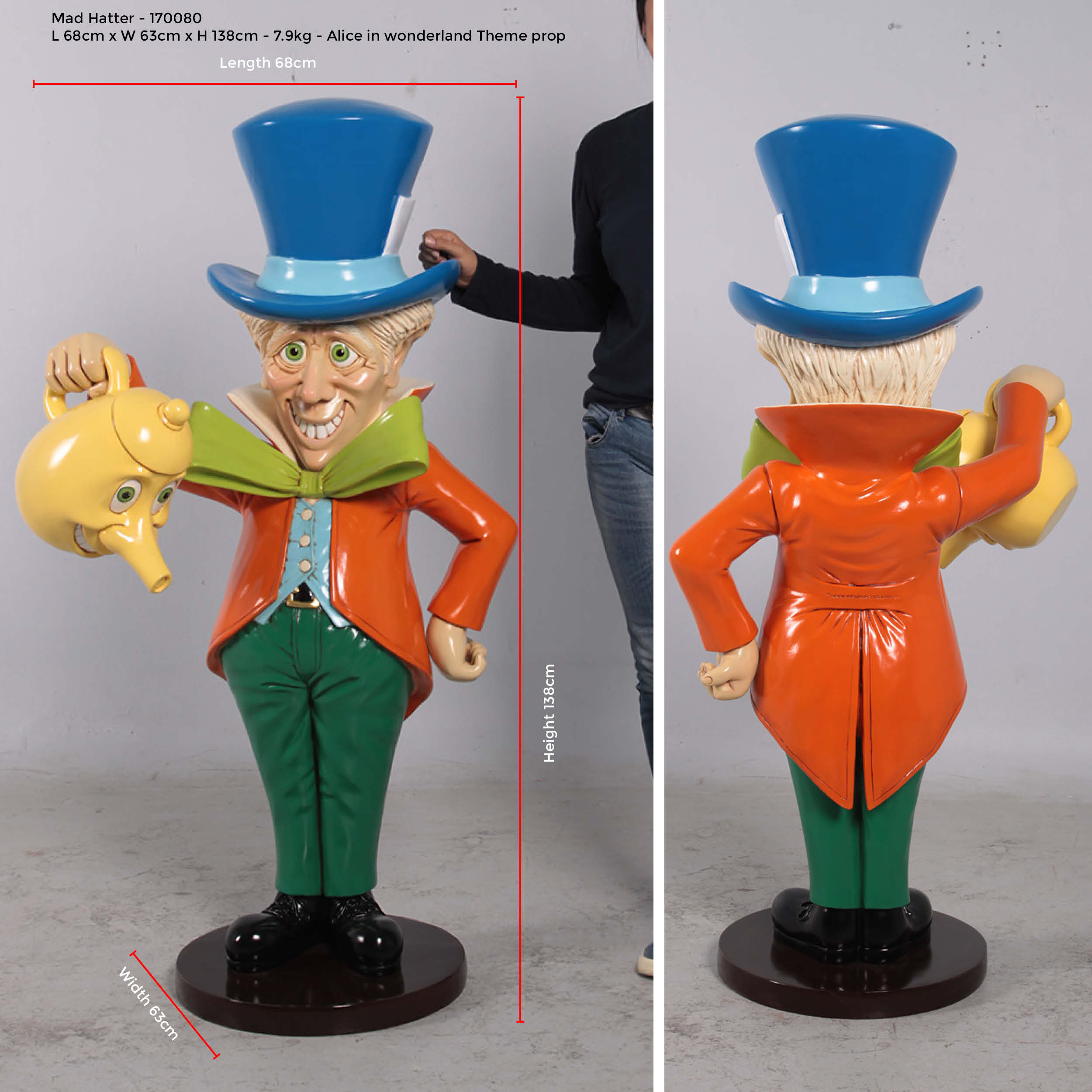 Natureworks Australia Mad Hatter with Teapot - Image 10