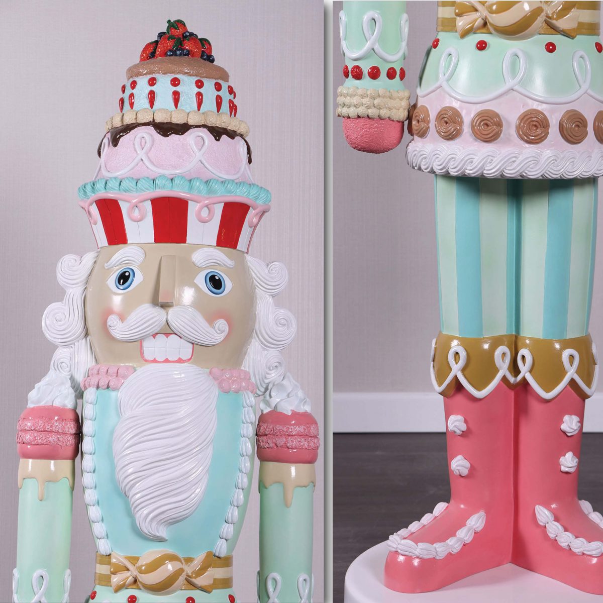 Natureworks Australia Nutcracker Candy Cake topper 182cm- full 3D prop
