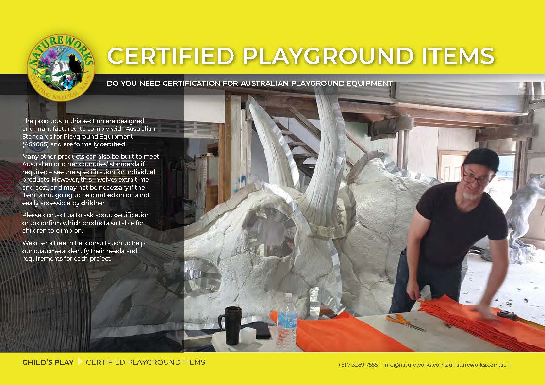 Natureworks Australia Triceratops Skull & Rib Cage Playground Climber - Image 21