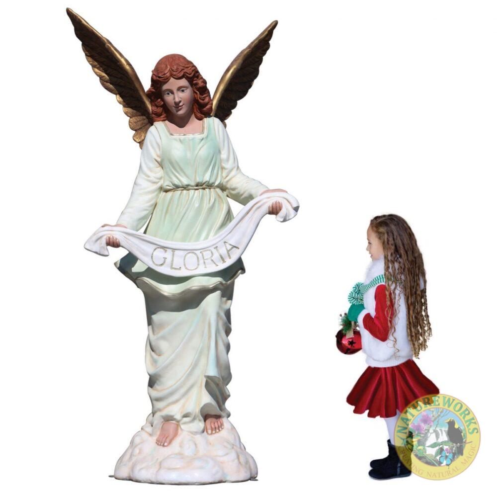 Natureworks Australia : Christmas-Angel-Gloria-6ft-free-standing-statue-140022-Image-1.jpg