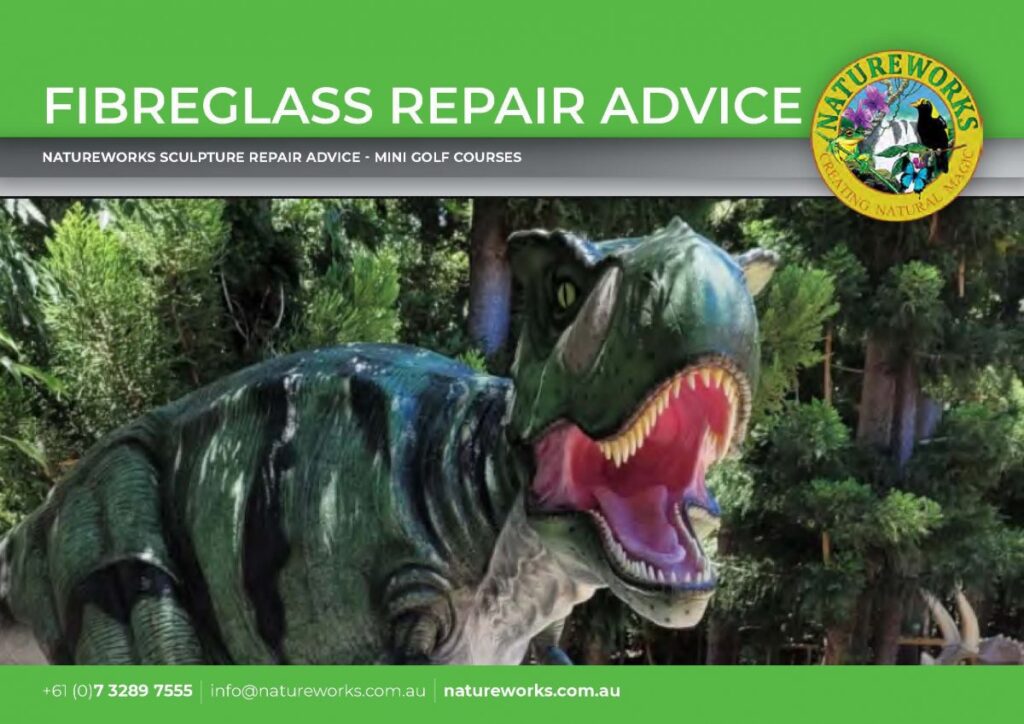 fibreglass sculpture repair guide for mini-golf courses