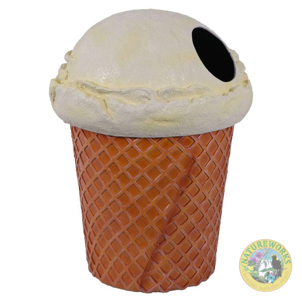Natureworks Australia Vanilla Ice Cream Cone Trash Can