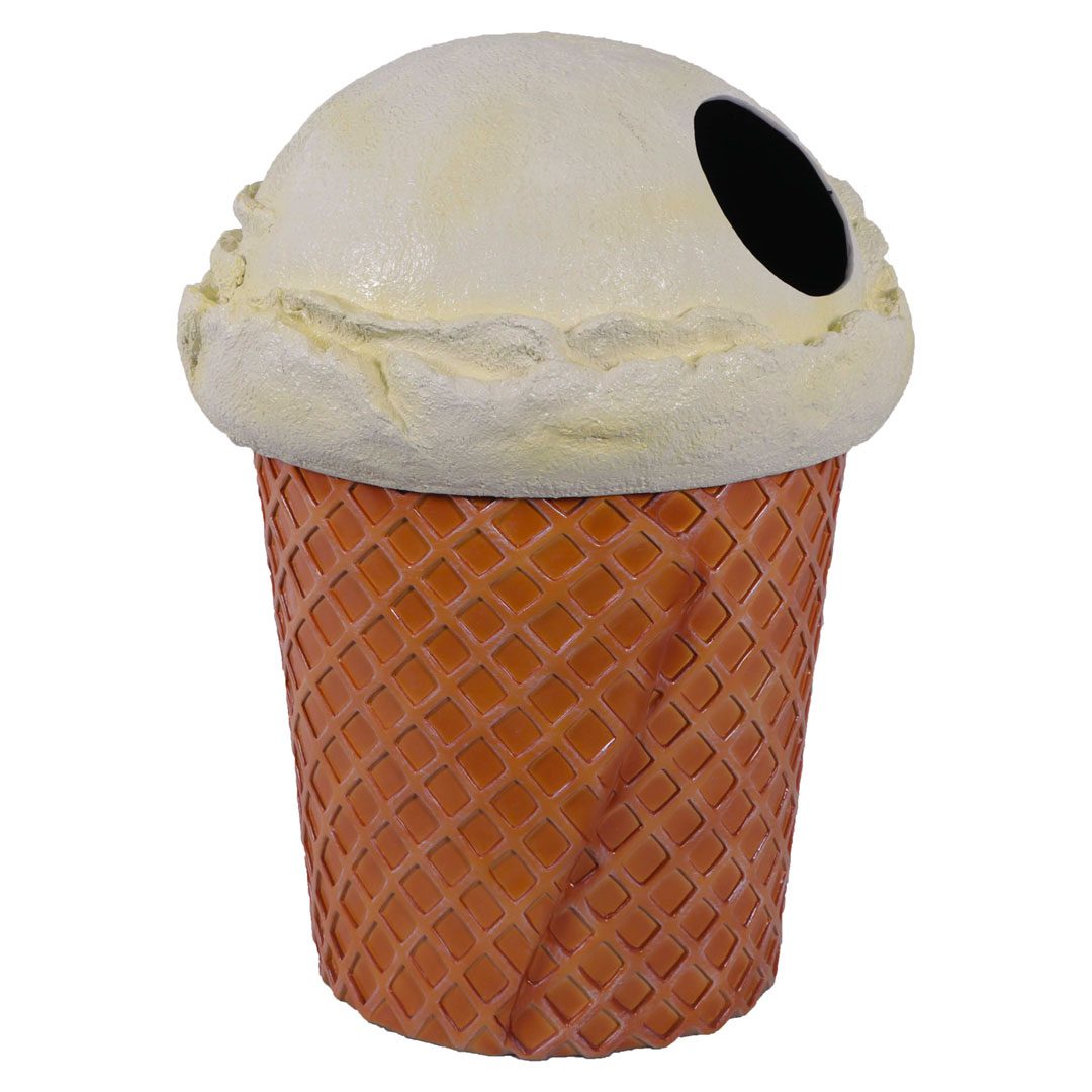Natureworks Australia Vanilla Ice Cream Cone Trash Can