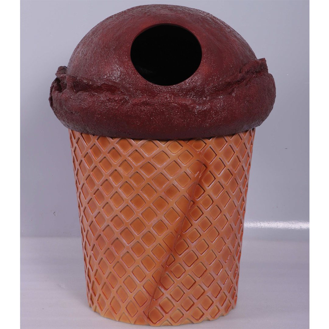 Natureworks Australia Chocolate ice cream trash can