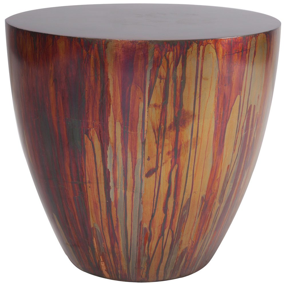 Conga Side Table -Oxidized Collection