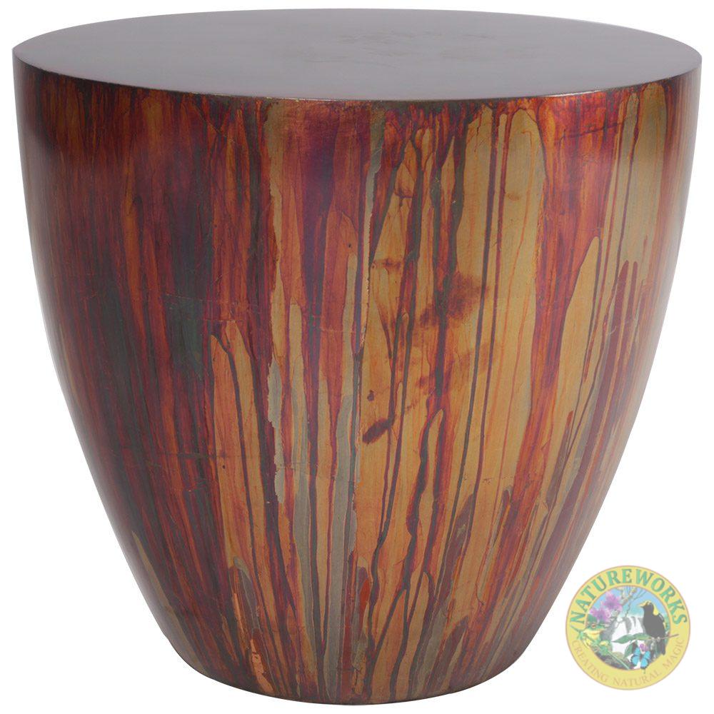 Conga Side Table -Oxidized Collection