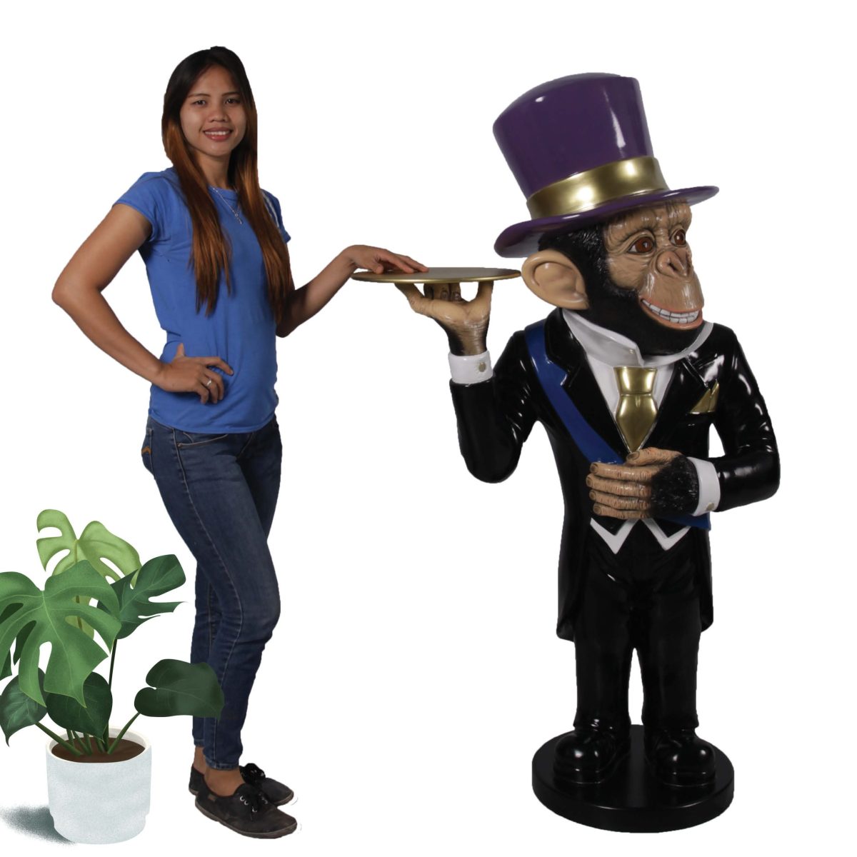 Natureworks Australia Carlos the Chimp-5ft - Image 3