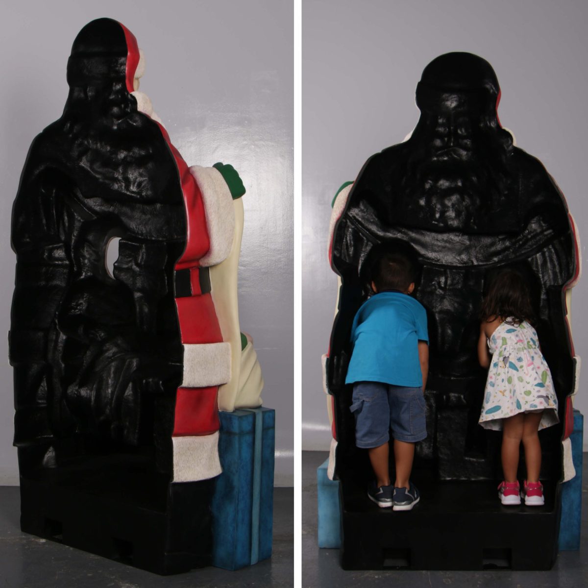 Natureworks Australia Happy Holiday Christmas Photo Opporunity prop - Rear View