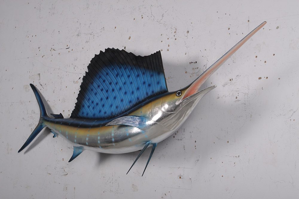 Natureworks Australia Sailfish sculpture wall decor