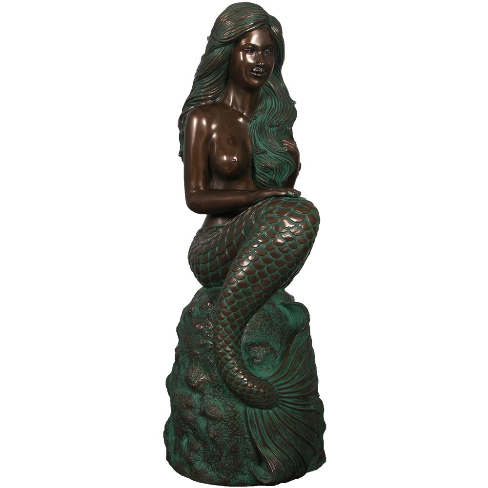 Natureworks Australia Mermaid Angel Sweet on Rock
