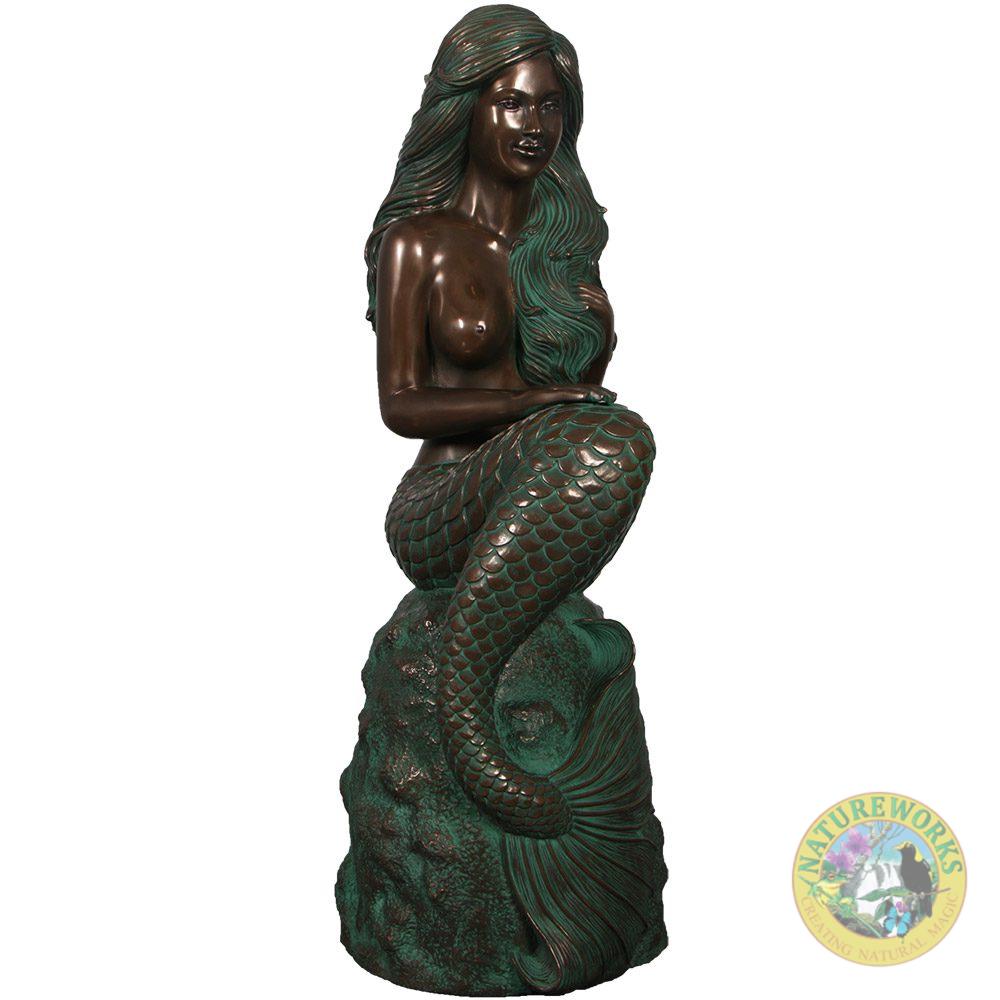 Natureworks Australia Mermaid Angel Sweet on Rock