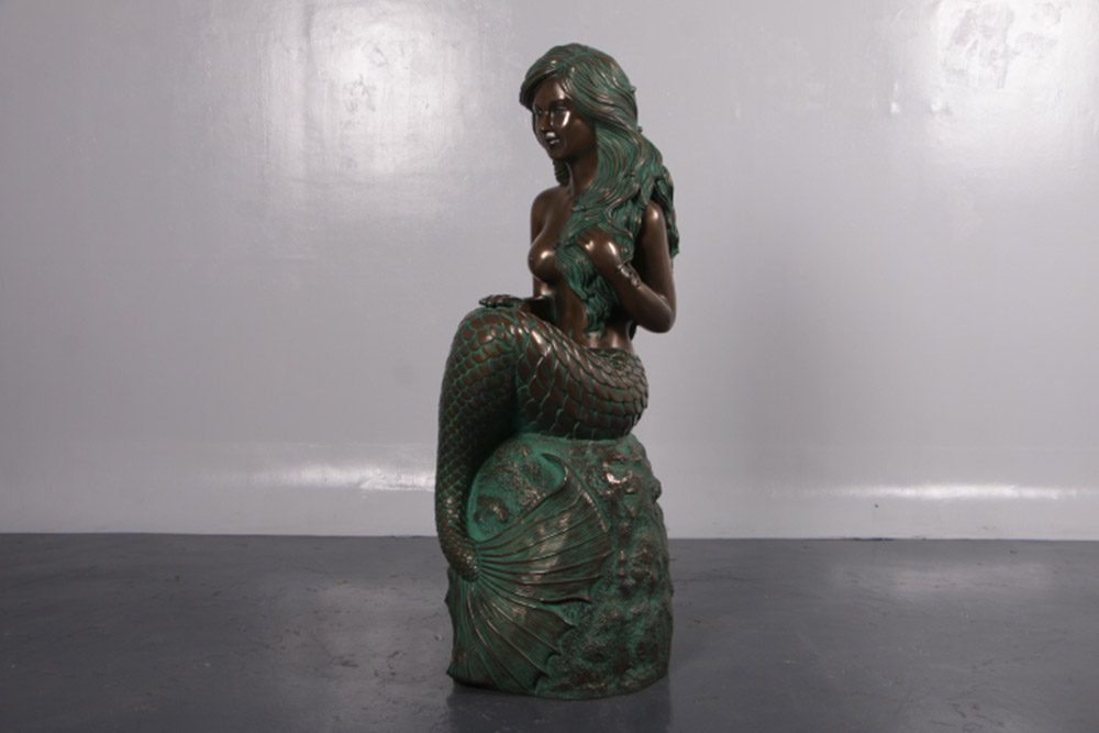 Natureworks Australia Mermaid Angel Sweet on Rock - Image 2