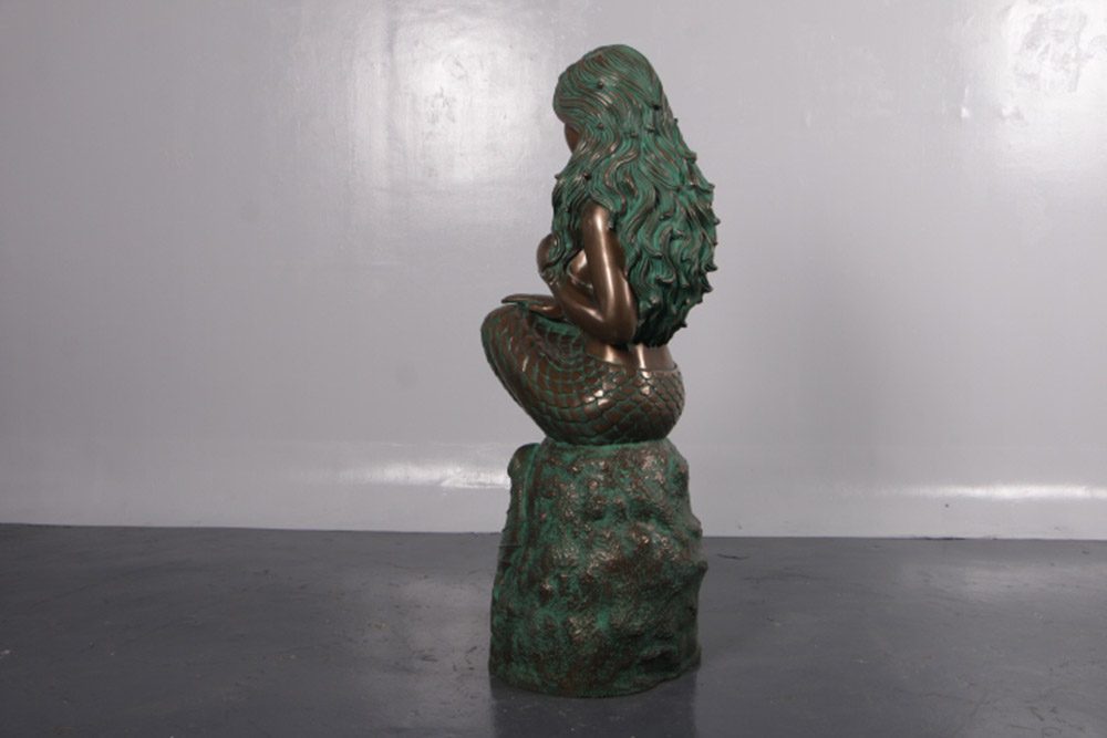 Natureworks Australia Mermaid Angel Sweet on Rock - Image 3