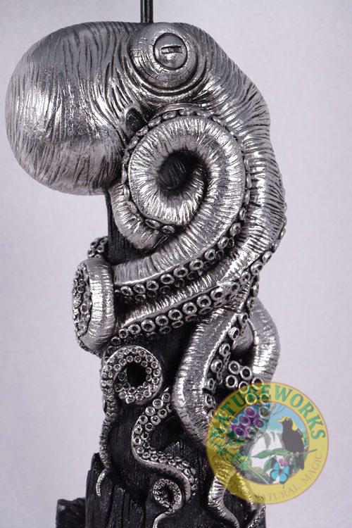 Natureworks Australia Octo Table Lamp- Silver Leaf - Image 4