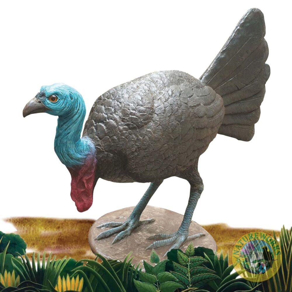 Megafauna Turkey - Giant - lifesize replica - angle view