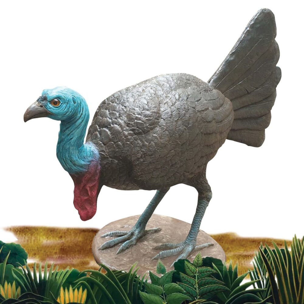 Megafauna Turkey - Giant - lifesize replica - angle view