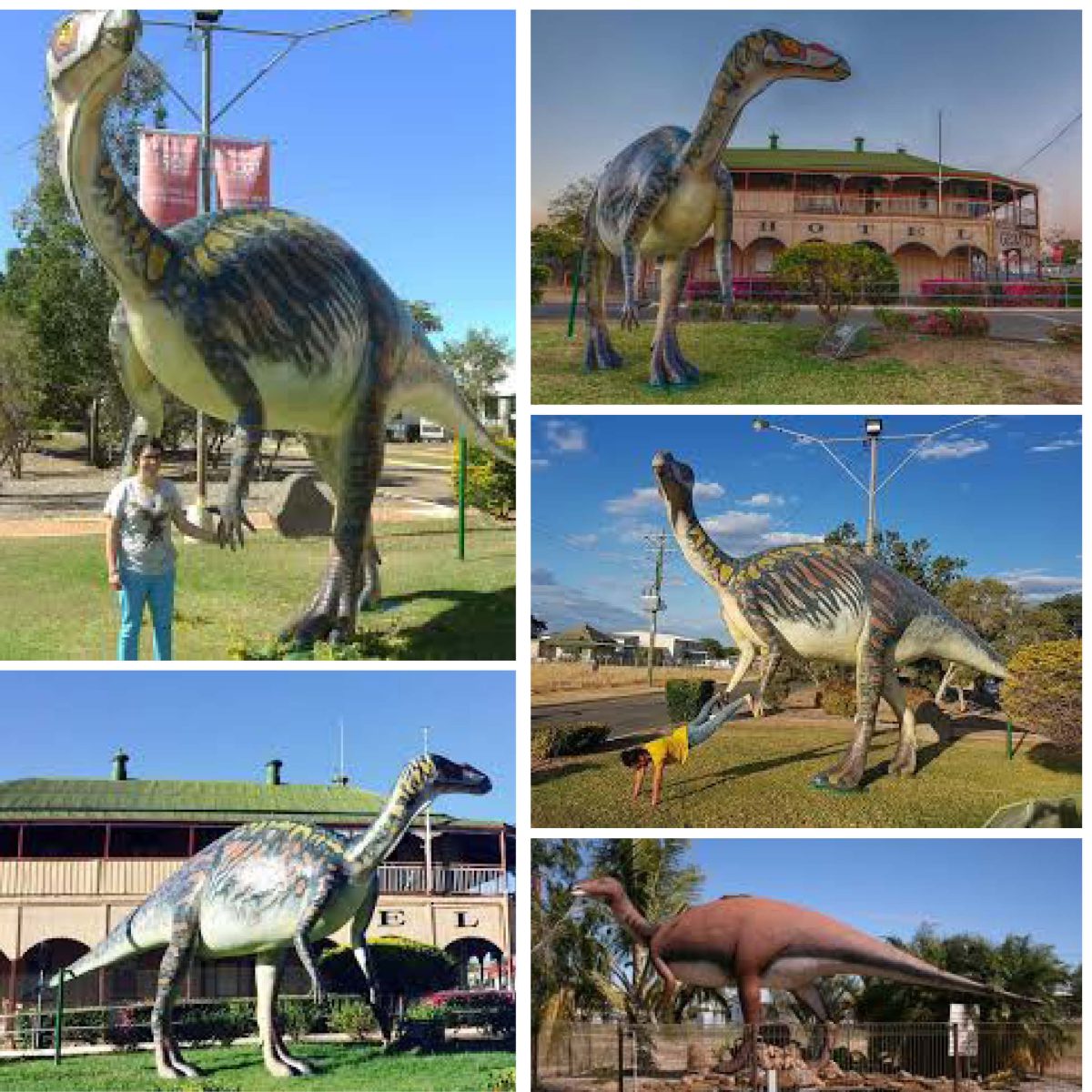 Natureworks Australia Muttaburrasaurus Dinosaur - Made for the Town of Muttaburra